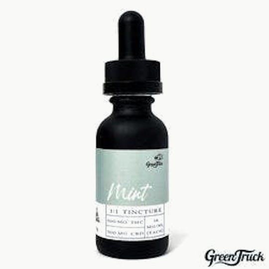 Green Truck - Green Truck - Tincture: 1:1 THC/CBD - Mint - 1