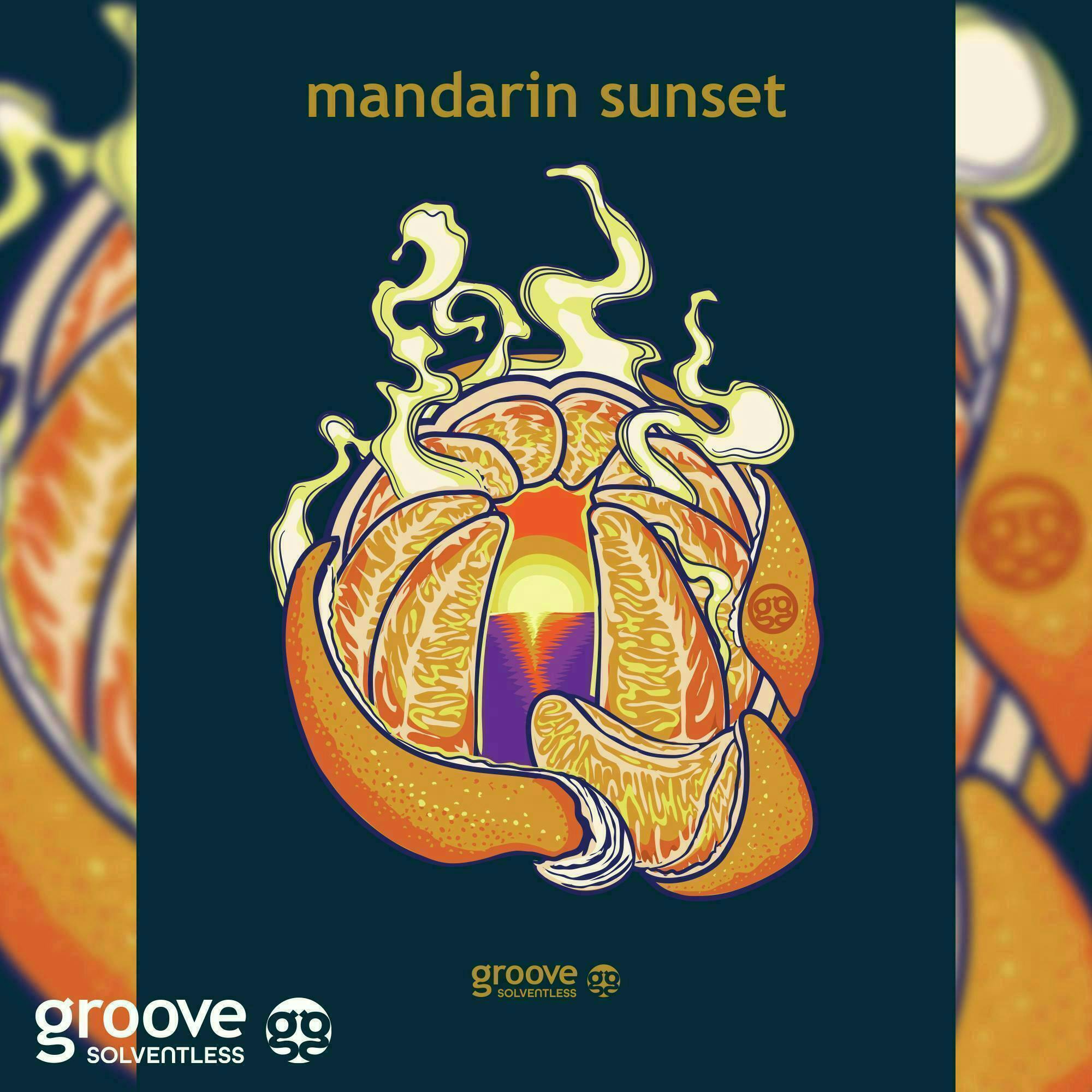 Groove Solventless - Groove Solventless | Mandarin Sunset Strain Art Poster (18 X 24) - 1