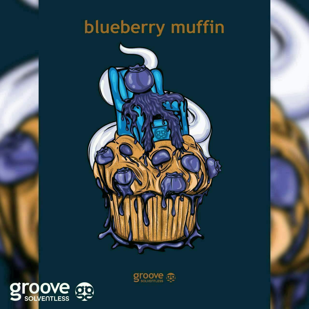 Groove Solventless - Groove Solventless | Blueberry Muffin Strain Art Poster (18 X 24) - 1