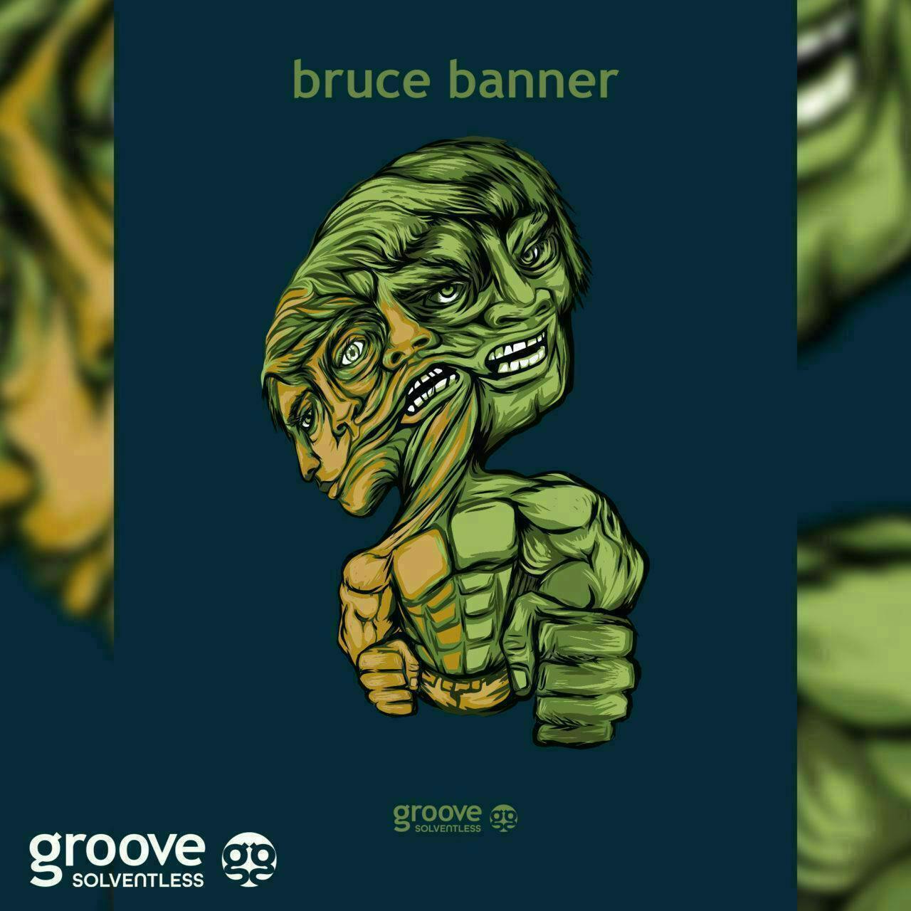 Groove Solventless - Groove Solventless | Bruce Banner Strain Art Poster (18 X 24) - 1