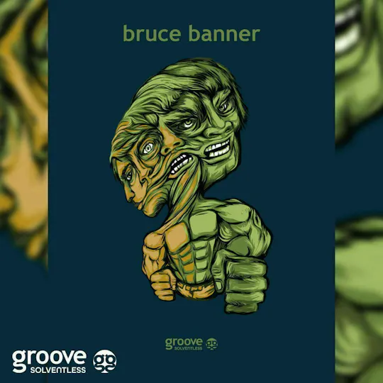 Groove Solventless - Groove Solventless | Bruce Banner Strain Art Poster (18 X 24) - 1