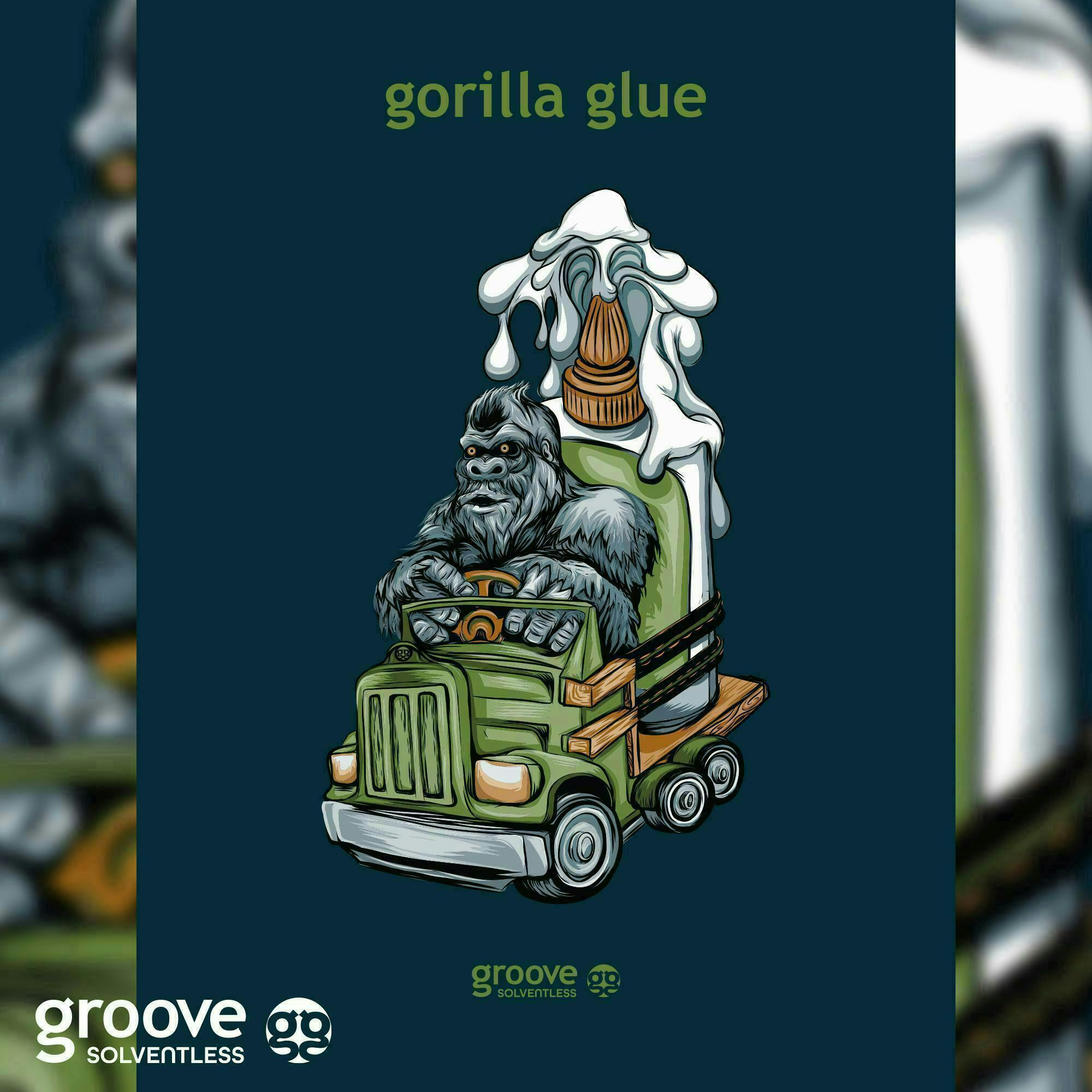 Groove Solventless - Groove Solventless | Gorilla Glue Strain Art Poster (18 X 24) - 1