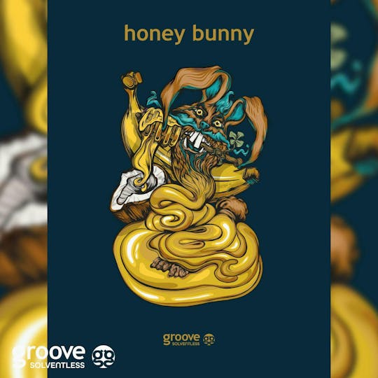 Groove Solventless - Honey Bunny Strain Art Poster (18 X 24) - 1