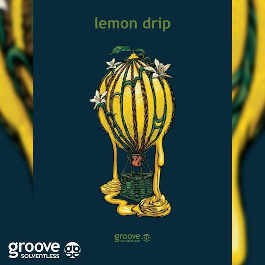 Groove Solventless - Lemon Drip Strain Art Poster (18 X 24) - 1