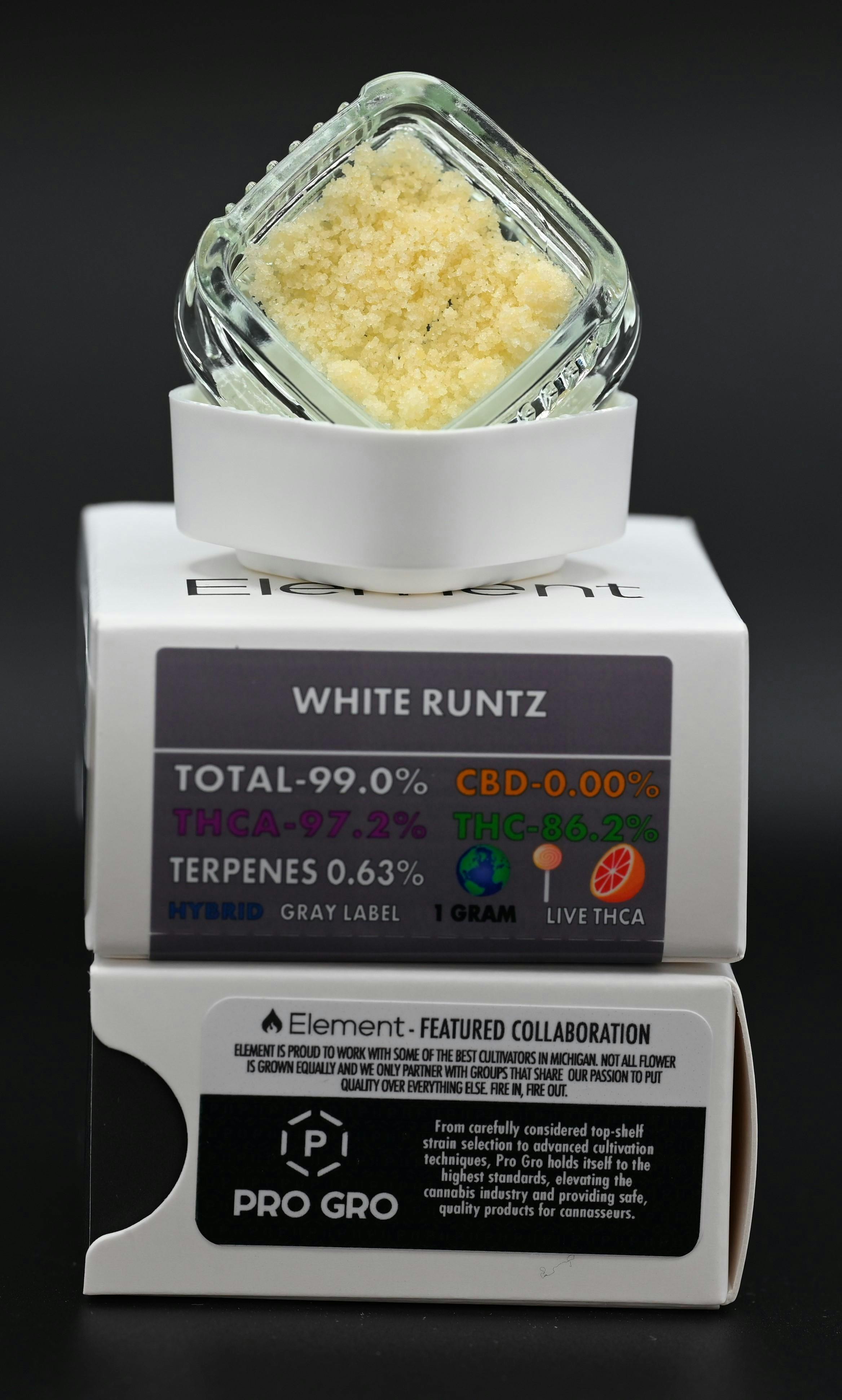 Element - Element Live THCA 1G - White Runtz - 1