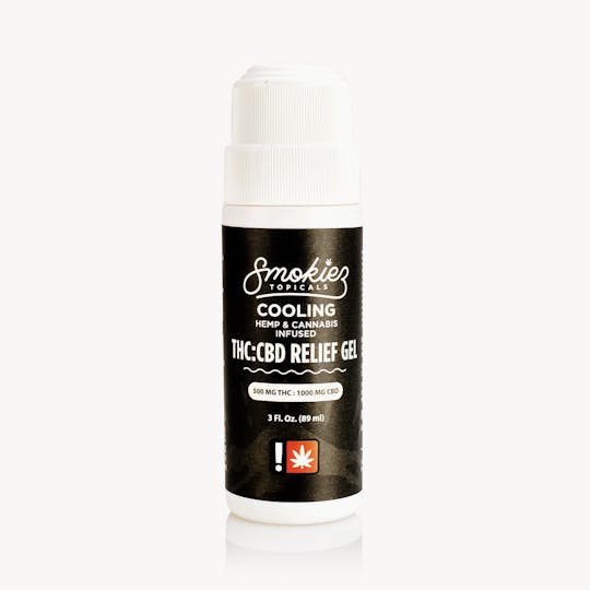 Smokiez Edibles - Cooling Relief Roll-On, 500 mg THC + 1000 mg Hemp CBD - 1