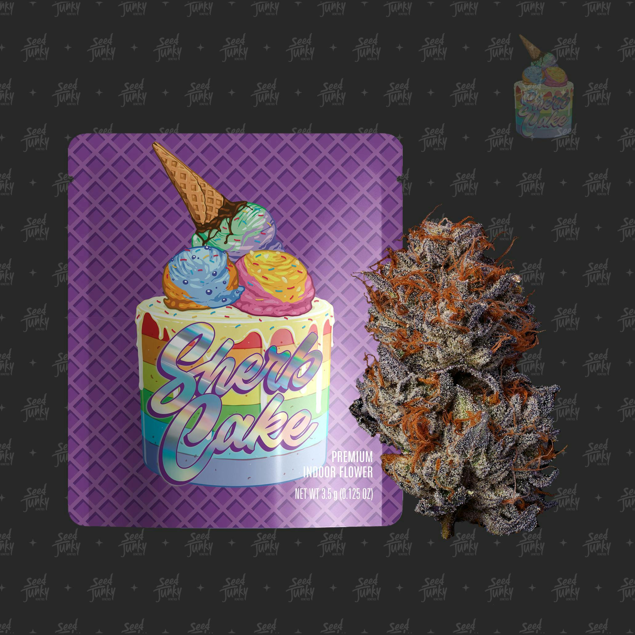 Seed Junky - Seed Junky | Sherb Cake | Big Buds | 3.5g - 1