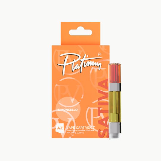 Platinum Vape - Platinum Vape Limoncello (Sativa) 510 Thread Cartridge 1g - 1