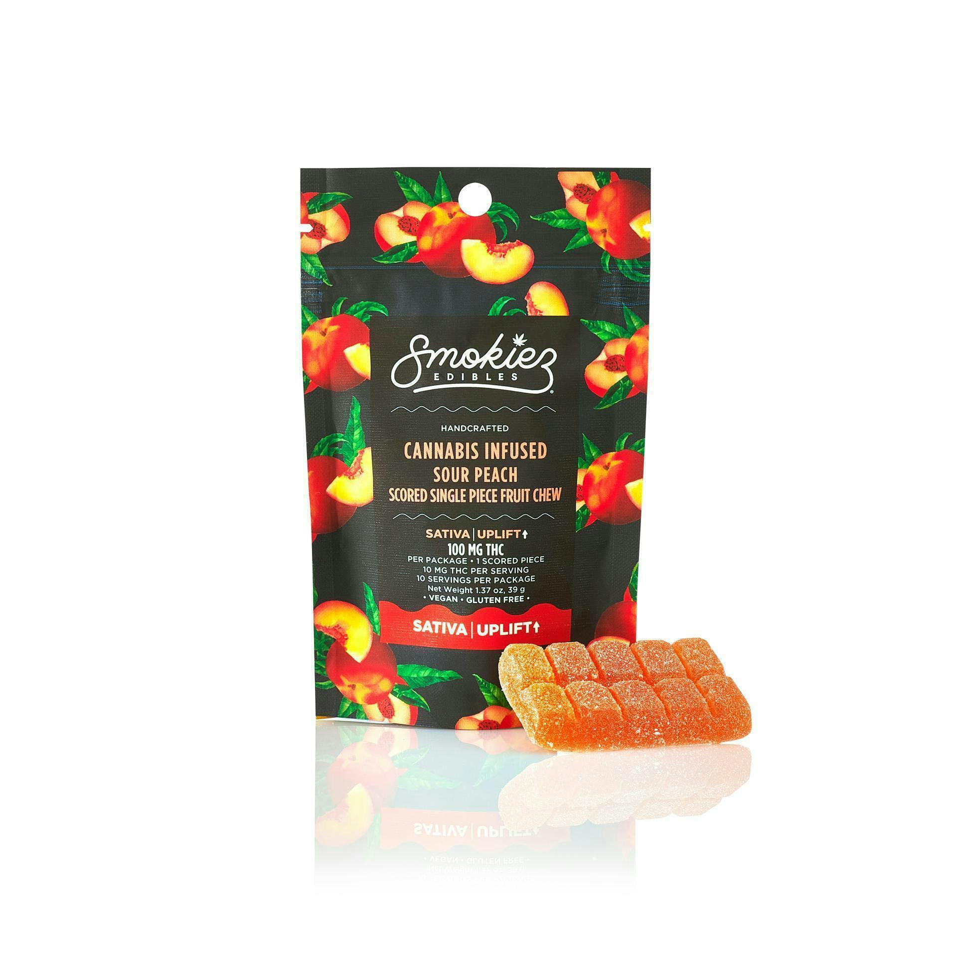 Smokiez Edibles - Sour Peach Fruit Chew | 100mg - 1