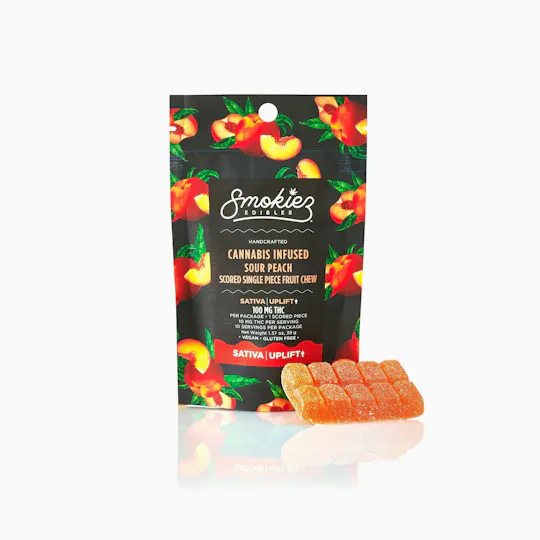 Smokiez Edibles - Sour Peach Fruit Chew | 100mg - 1