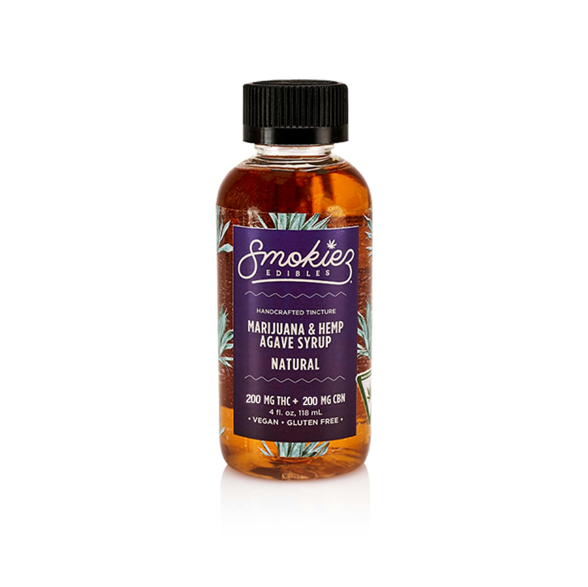 Smokiez Edibles - Natural THC:CBN 200mg:200mg Infused Agave Syrup - MI - 1
