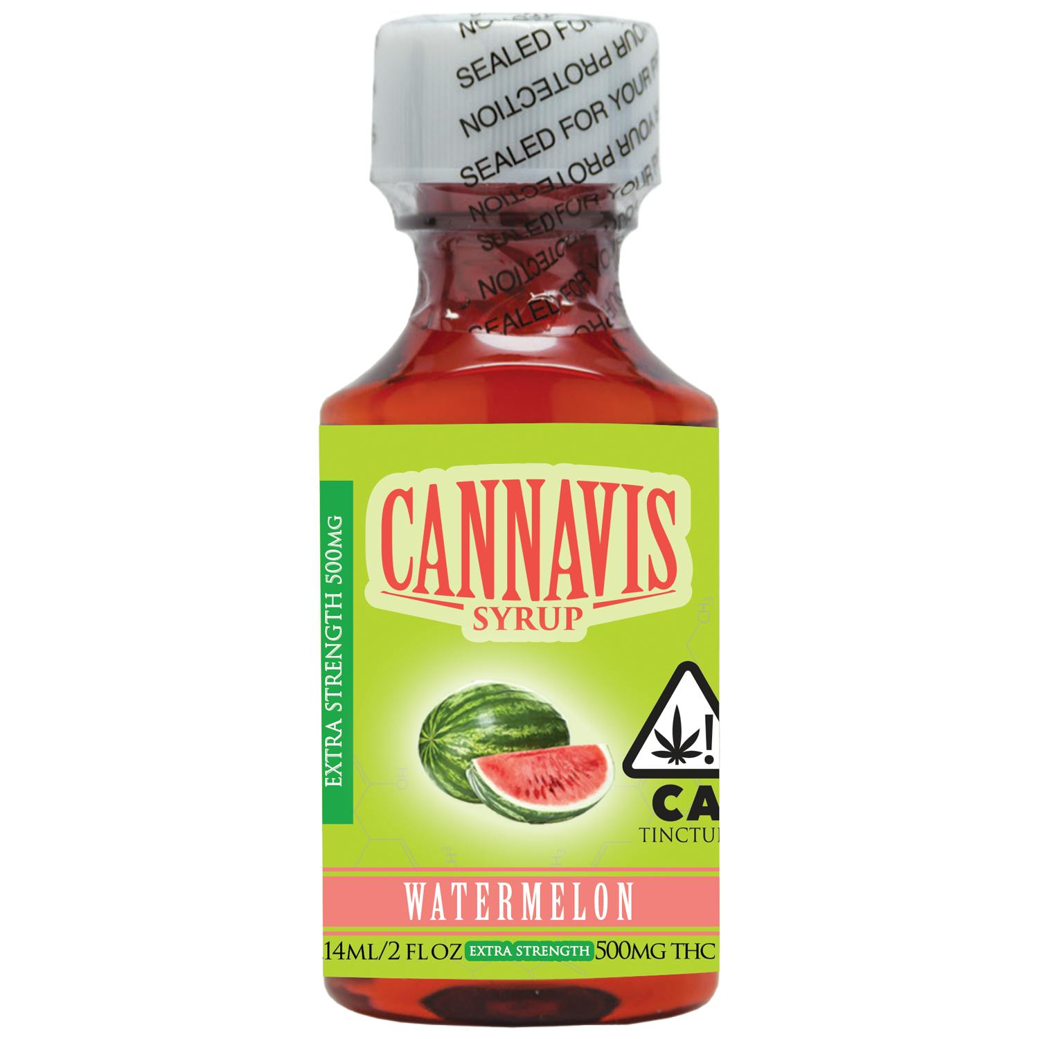 Cannavis - 500mg Watermelon Syrup Tincture [Single Bottle] - 1
