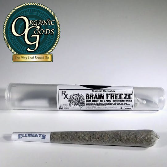 Organic Goods - Organic Goods Pre-Roll Brain Freeze 1 G - 1