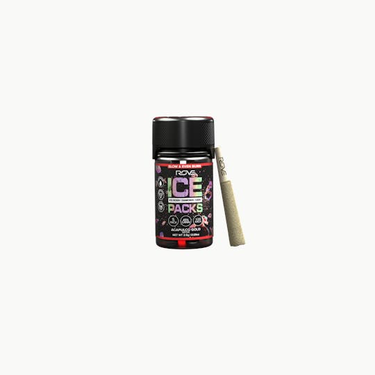 ROVE - Acapulco Gold | Ice Packs Rosin, Diamond, Hash Infused | 5pk - 1