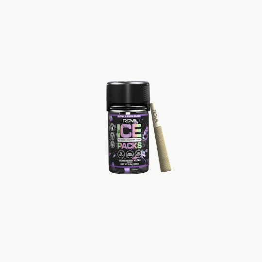 ROVE - Blueberry Kush | Ice Packs Rosin, Diamond, Hash Infused | 5pk - 1