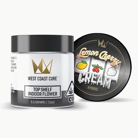 West Coast Cure - Lemon Cherry Cream - 3.5G Top Shelf Indoor Flower - 1