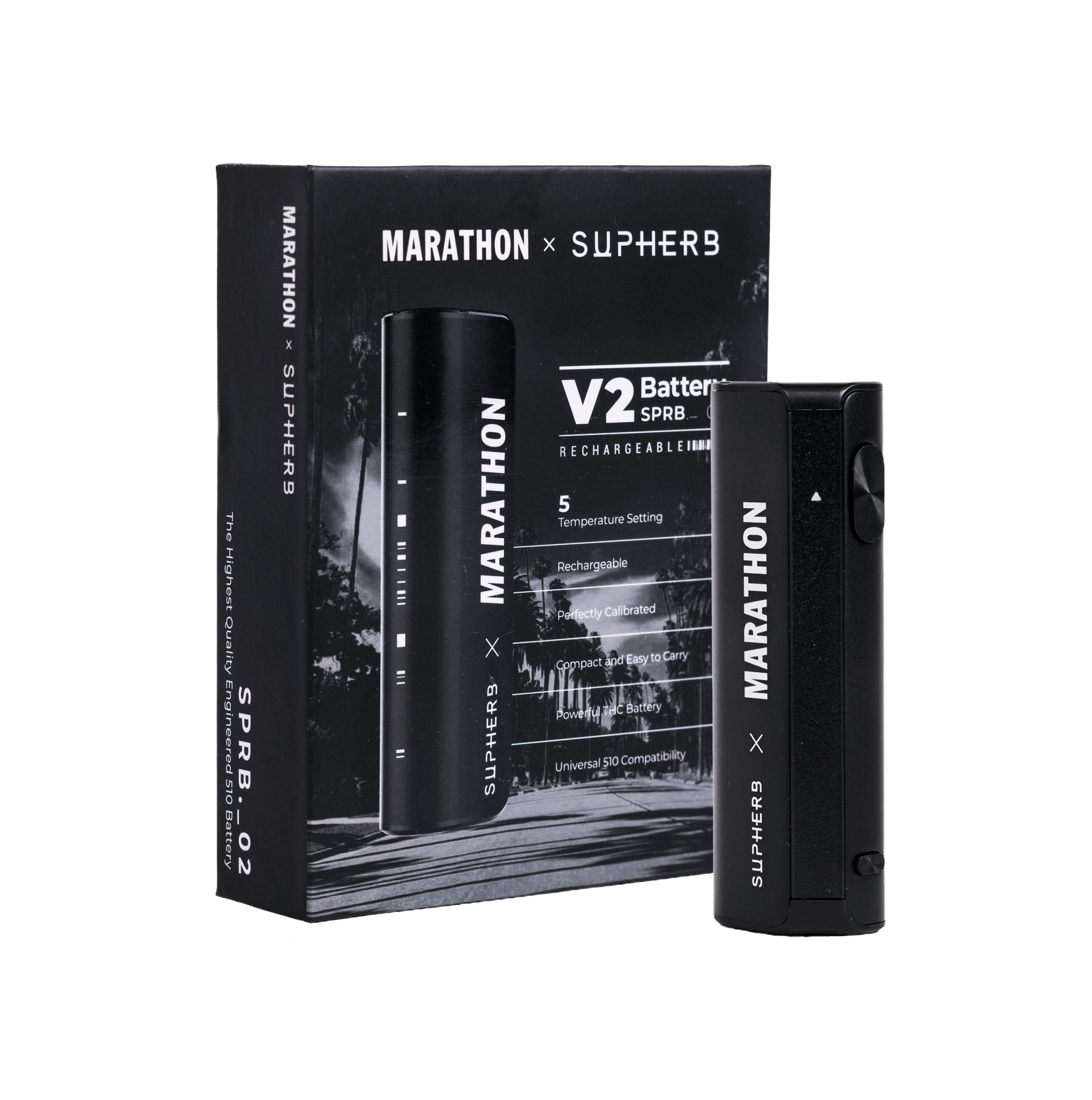 Supherb x Marathon Battery V2 Black Supherb Technology