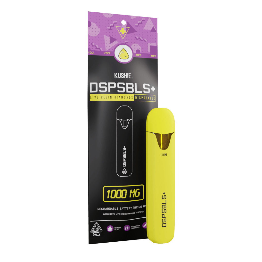 Kushie Brand - Blueberry Kush | DSPSBLS+ Disposable | 1g - 1