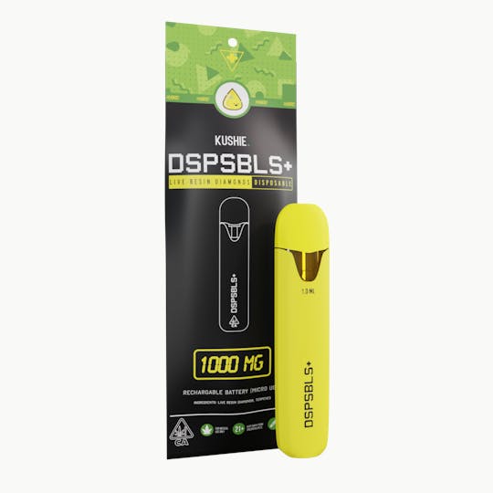 Kushie Brand - Lychee Dream (Hybrid) - DSPSBLS+ 1G Live Resin Diamonds Disposable - 1