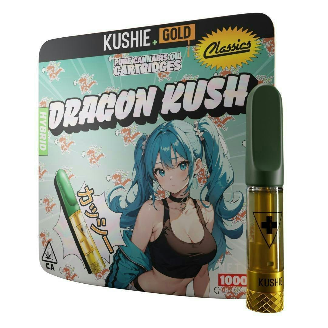 Kushie Brand - Dragon Kush | Gold Cartridge | 1g - 1
