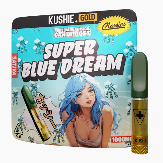 Kushie Brand - Super Blue Dream | Gold Cartridge | 1g - 1