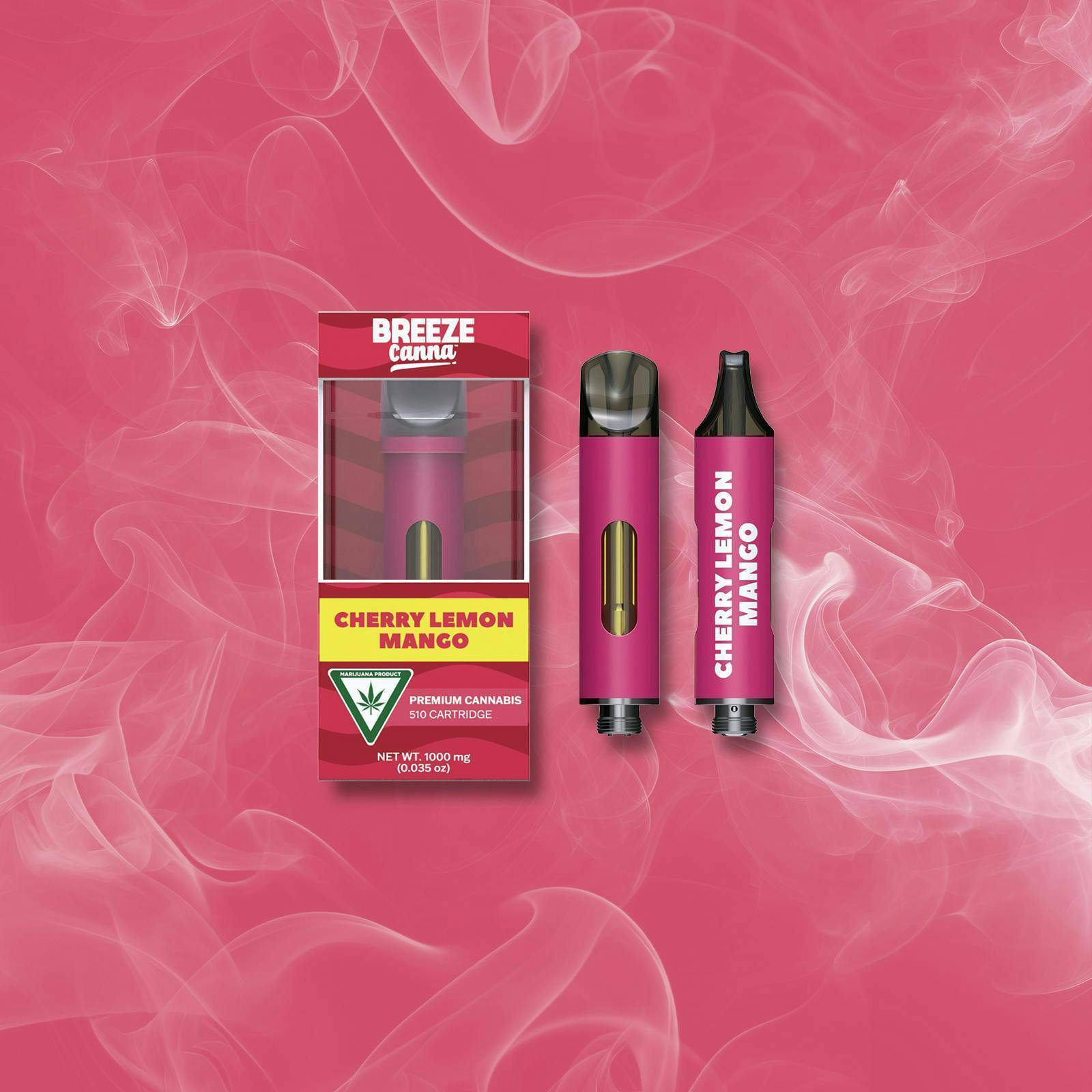 Breeze Canna - BREEZE Canna | Cherry Lemon Mango | Classic Cartridge | 1g - 1