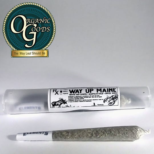 Organic Goods - Organic Goods Pre-Roll Way Up Maine 1 G - 1