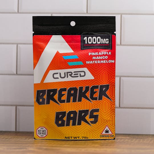 Cured - 1,000mg Breaker Bars - Pineapple Mango Watermelon - 1