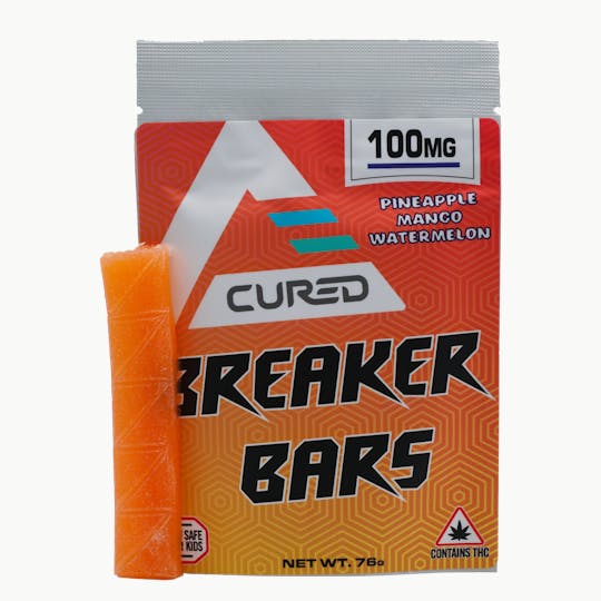 Cured - 100mg Breaker Bars - Pineapple Mango Watermelon - 1