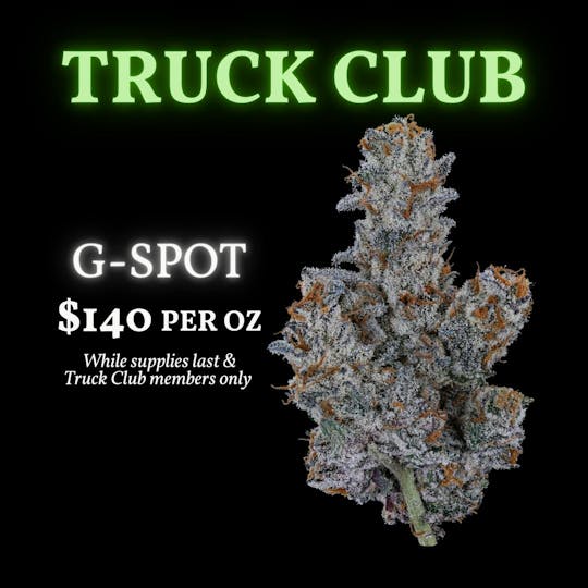Green Truck - *** Truck Club Member Exclusive*** G-Spot Ounces $140** - 1
