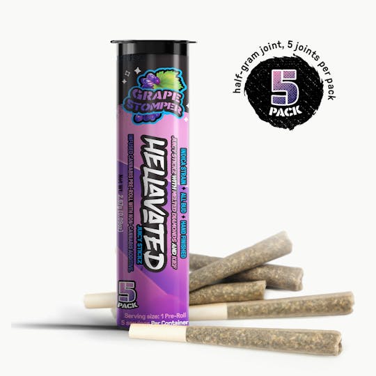 Hellavated - Grape Stomper Juicy Stickz 5pk - 1