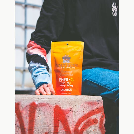 Gold Rush Premium Extracts - Ener G THC:CBG 100 mg : 100mg - Orange - 1