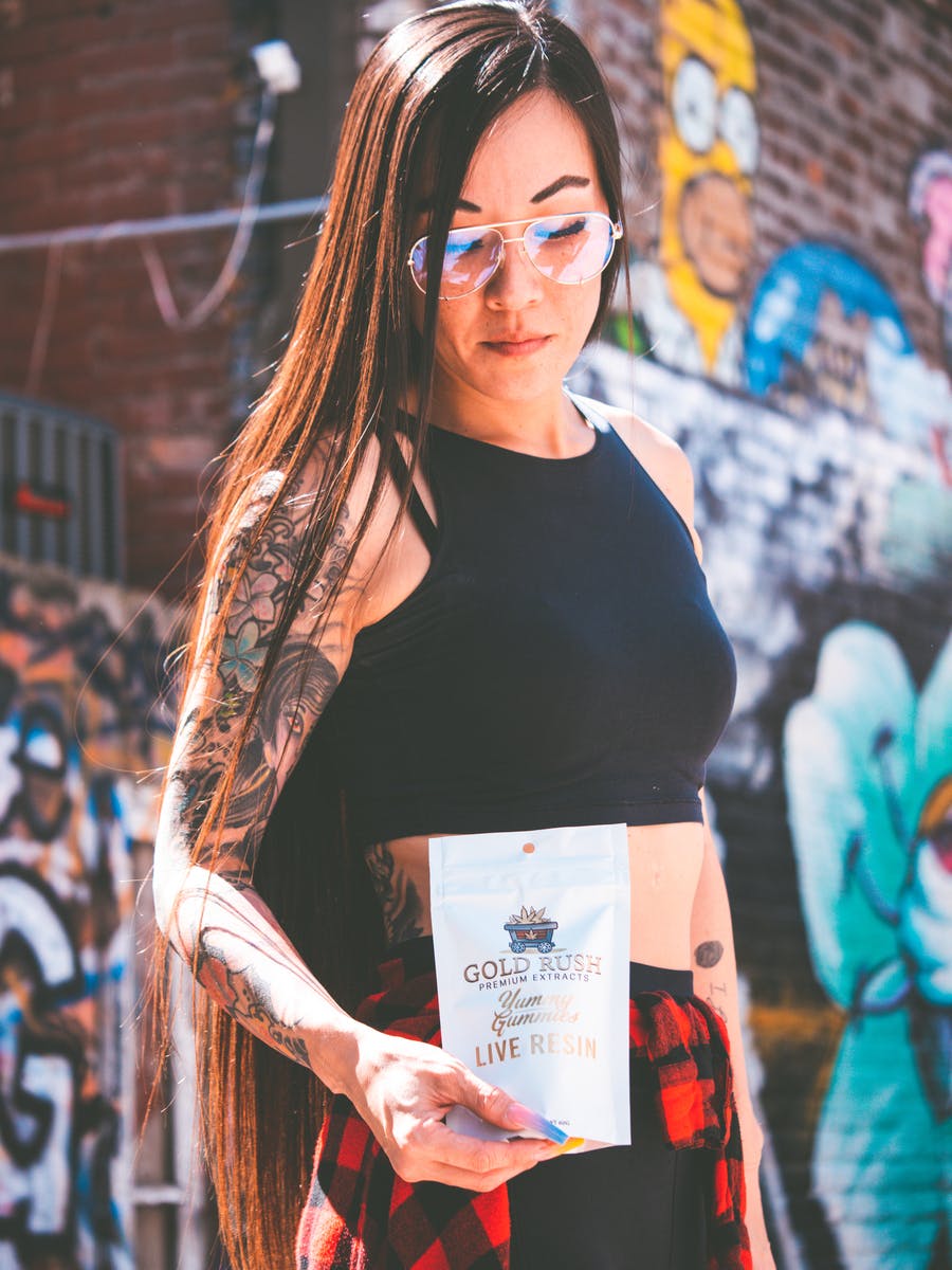 Gold Rush Premium Extracts - Live Resin 50mg-500mg Pack - Citrus Blast - 1