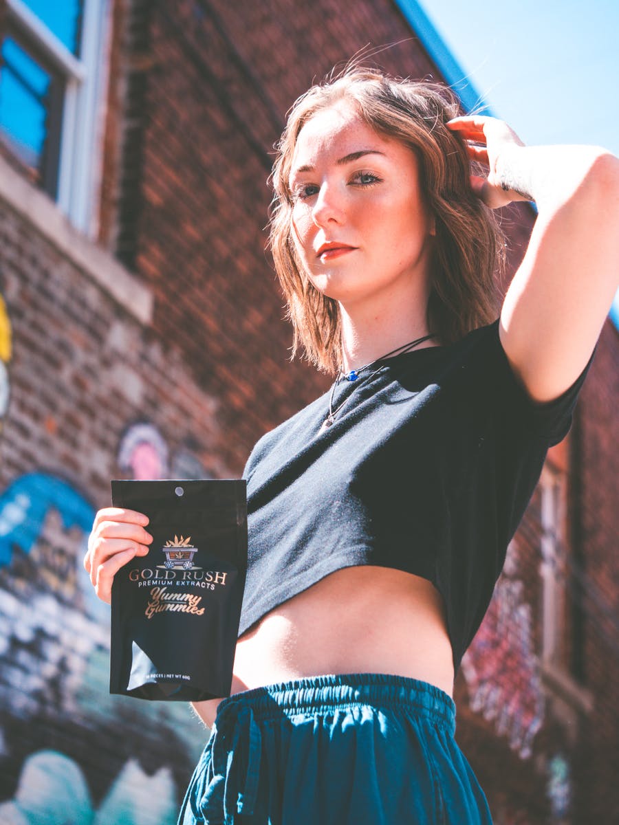 Gold Rush Premium Extracts - Yummy Gummy 100mg - 1000MG Pack - Citrus Blast - 1