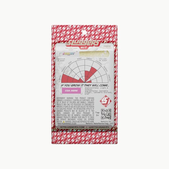Sluggers Hit - Sluggers - Infused Preroll - 3.5g 5pk - Rose - Diamond Edition - 1