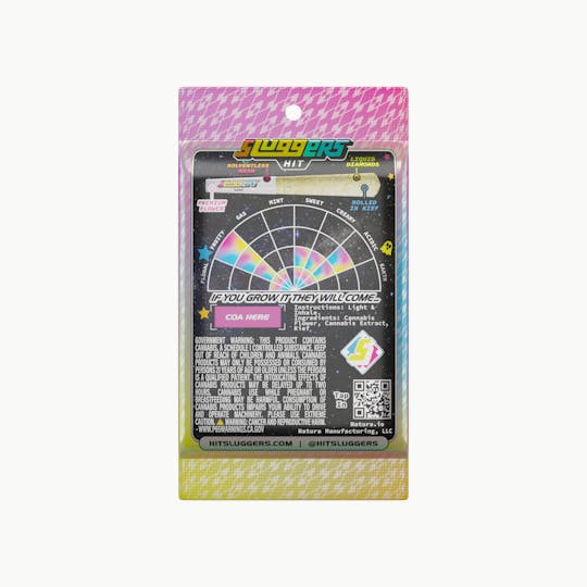 Sluggers Hit - Sluggers - Infused Prerolls - 3.5g 5pk - Rainbow Road - 1