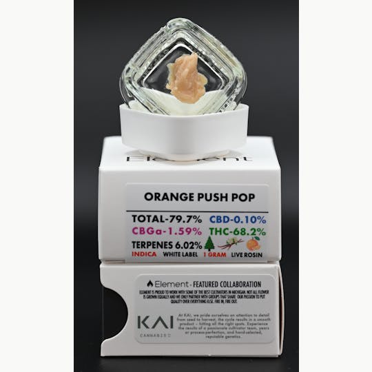Element - Element Live Rosin 1G - Orange Push Pop - 1