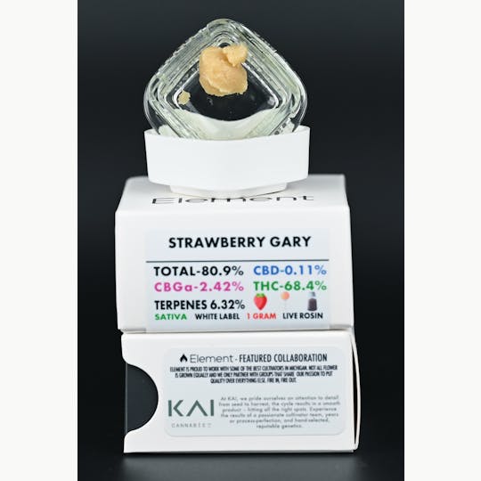 Element - Element Live Rosin 1G - Strawberry Gary - 1