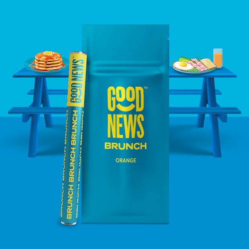 Good News - Brunch Orange | Hybrid Disposable Vape Pen [500mg] (FL) - 1