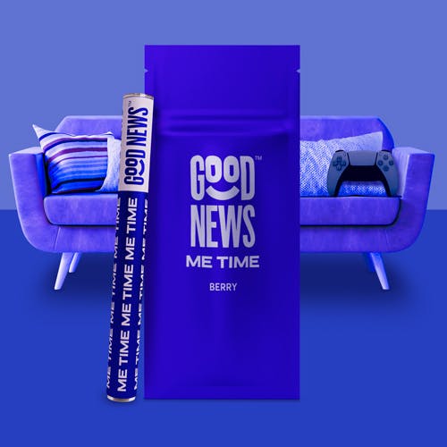 Good News - Me Time Berry | Indica Disposable Vape Pen [500mg] (FL) - 1