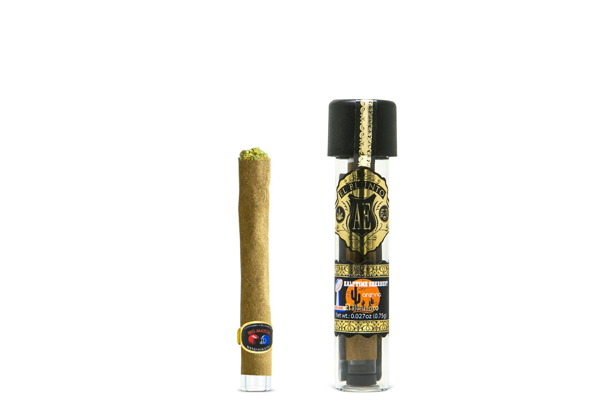 El Blunto by Albert Einstone's - El Bluntito - Halftime Sherbert - .75G Cigarillo [Mini Blunt] - 1