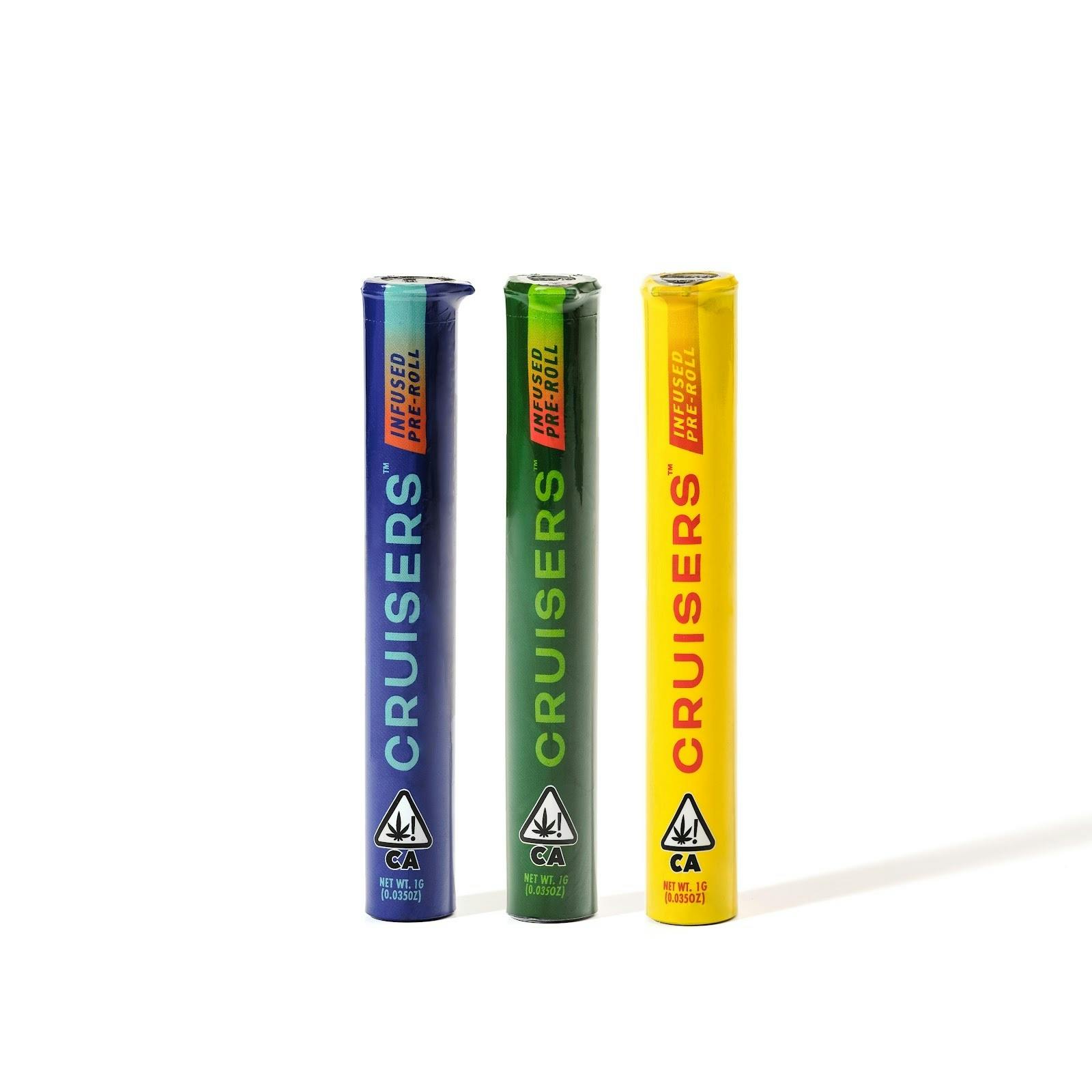 Cruisers - Blueberry Cookies 1g Infused Preroll - 1