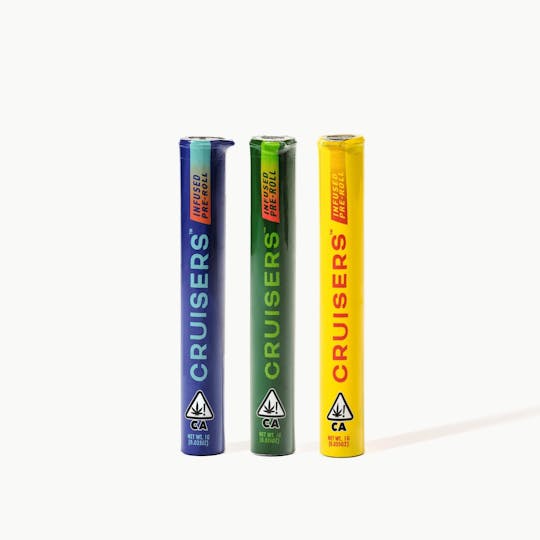 Cruisers - Blueberry Cookies 1g Infused Preroll - 1