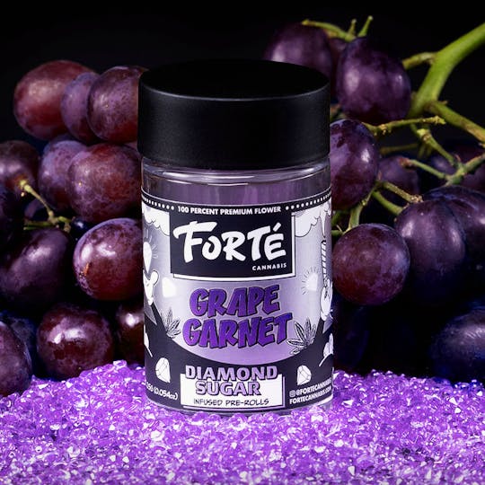 Forte Cannabis - Forté Diamond Sugar Infused Pre Roll Multi Packs Grape Garnet 5x.5g - 1