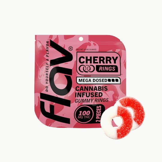 Flav - Megadose Rings - Cherry - 100mg - 1