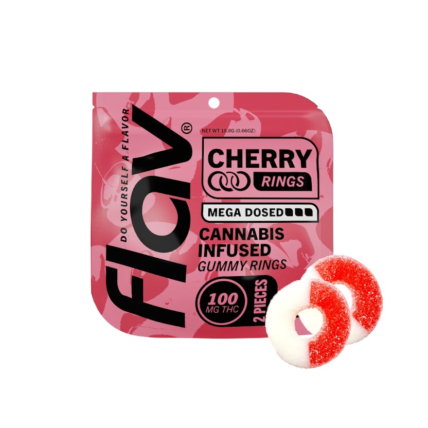 Megadose Rings - Cherry - 100mg - Flav