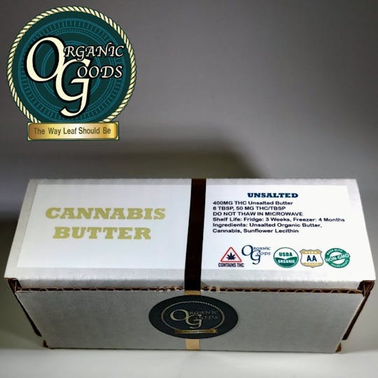 Organic Goods - Organic Goods Cannabis Butter Unsalted Purple Punch 400 MG - 1