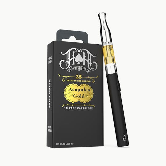 Heavy Hitters - Acapulco Gold | Sativa - 25th Anniversary Special Edition-1G Vape Cartridge - 1
