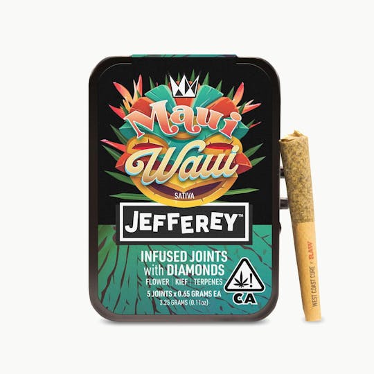 West Coast Cure - Maui Waui - Jefferey Infused Joint .65g 5 Pack - 1