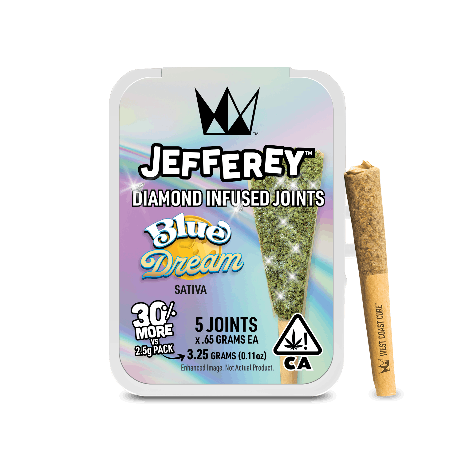 West Coast Cure - Blue Dream - Jefferey Infused Joint .65g 5 Pack - 1